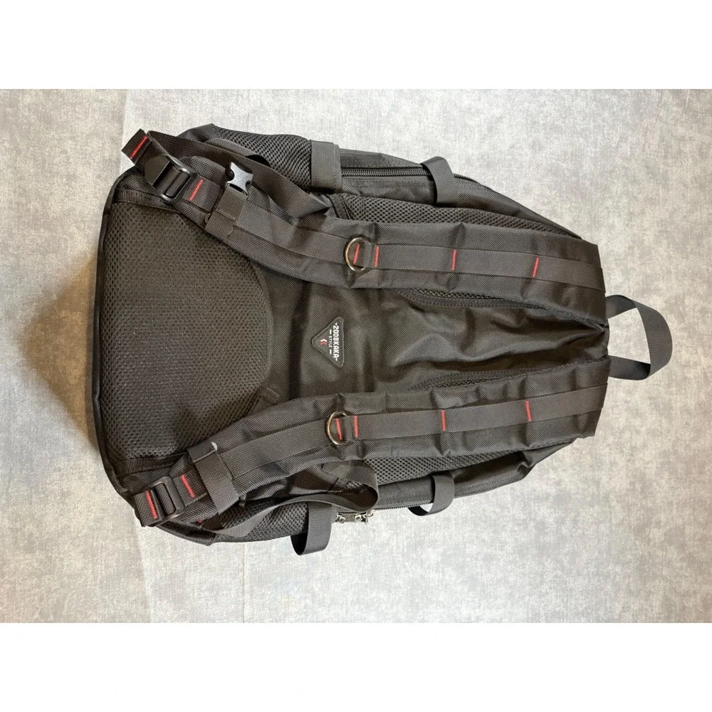 KAKA Backpack Laptop Bag - 2008 Style Black Heavy Duty Multi-Pocket